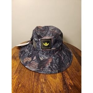 Adidas Tree Camo Semi Yellow Solar Boonie Hat OSFM - NEW UNISEX camping HUNTING